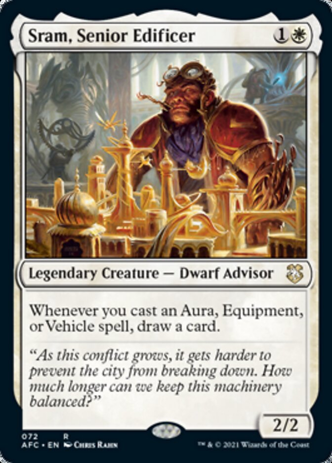 Sram, Senior Edificer [Dungeons & Dragons: Adventures in the Forgotten Realms Commander] Magic: The Gathering