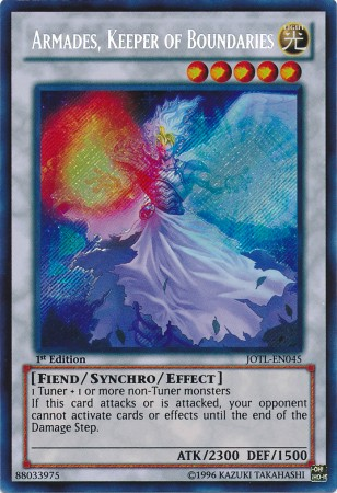Armades, Keeper of Boundaries [JOTL-EN045] Secret Rare Yu-Gi-Oh!