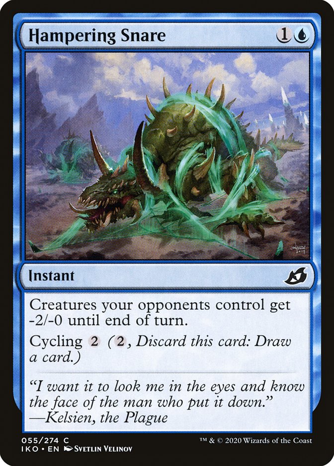 Hampering Snare [Ikoria: Lair of Behemoths] Magic: The Gathering