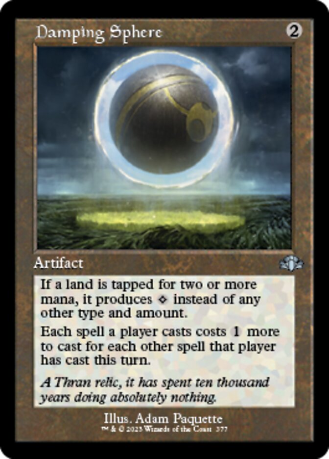 Damping Sphere (Retro) [Dominaria Remastered] Magic: The Gathering