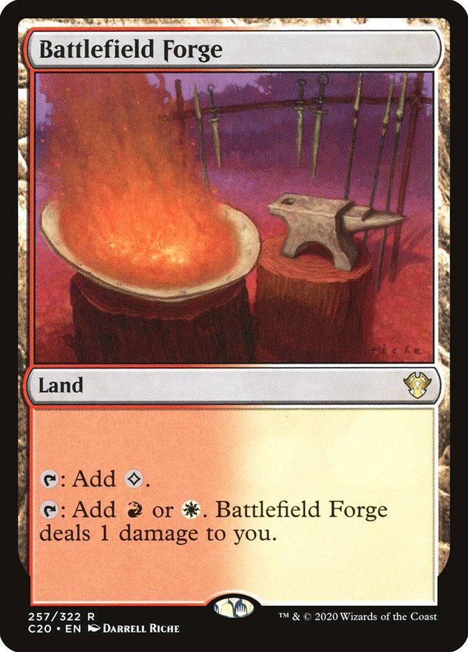 Battlefield Forge [Commander 2020] Magic: The Gathering
