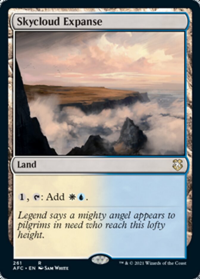 Skycloud Expanse [Dungeons & Dragons: Adventures in the Forgotten Realms Commander] Magic: The Gathering