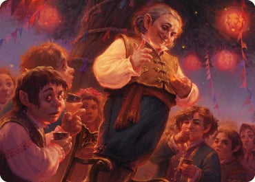 Bilbo, Retired Burglar Art Card [The Lord of the Rings: Tales of Middle-earth Art Series] Magic: The Gathering