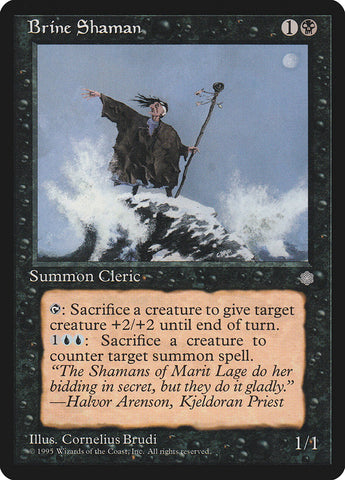 Brine Shaman [Ice Age] Magic: The Gathering