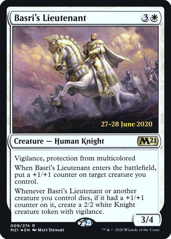 Basri's Lieutenant [Core Set 2021 Prerelease Promos] Magic: The Gathering