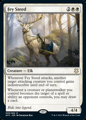 Fey Steed [Dungeons & Dragons: Adventures in the Forgotten Realms Commander] Magic: The Gathering