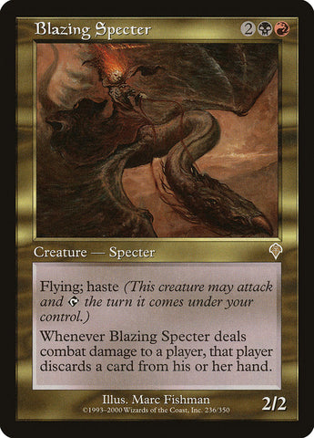 Blazing Specter [Invasion] Magic: The Gathering