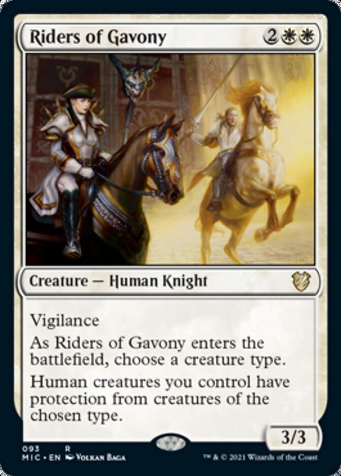 Riders of Gavony [Innistrad: Midnight Hunt Commander] Magic: The Gathering