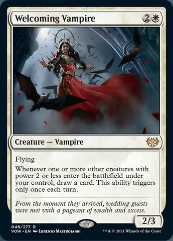 Welcoming Vampire [Innistrad: Crimson Vow] Magic: The Gathering