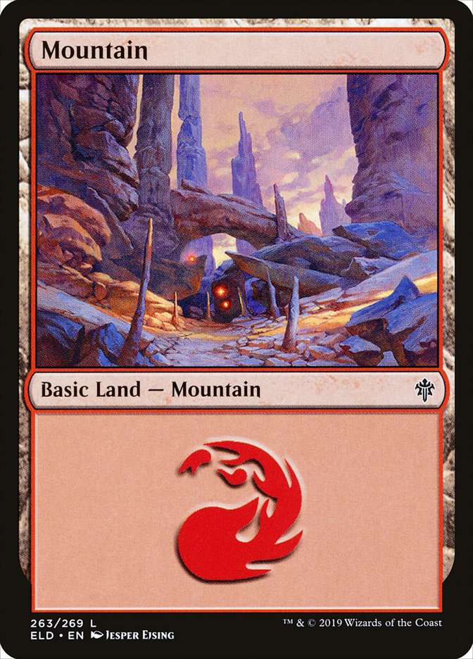 Mountain (263) [Throne of Eldraine] Magic: The Gathering