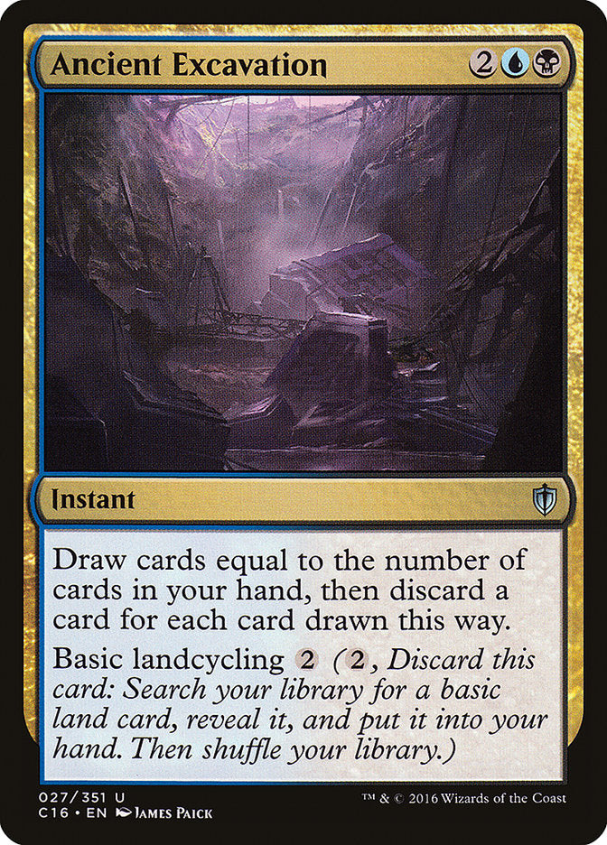 Ancient Excavation [Commander 2016] Magic: The Gathering