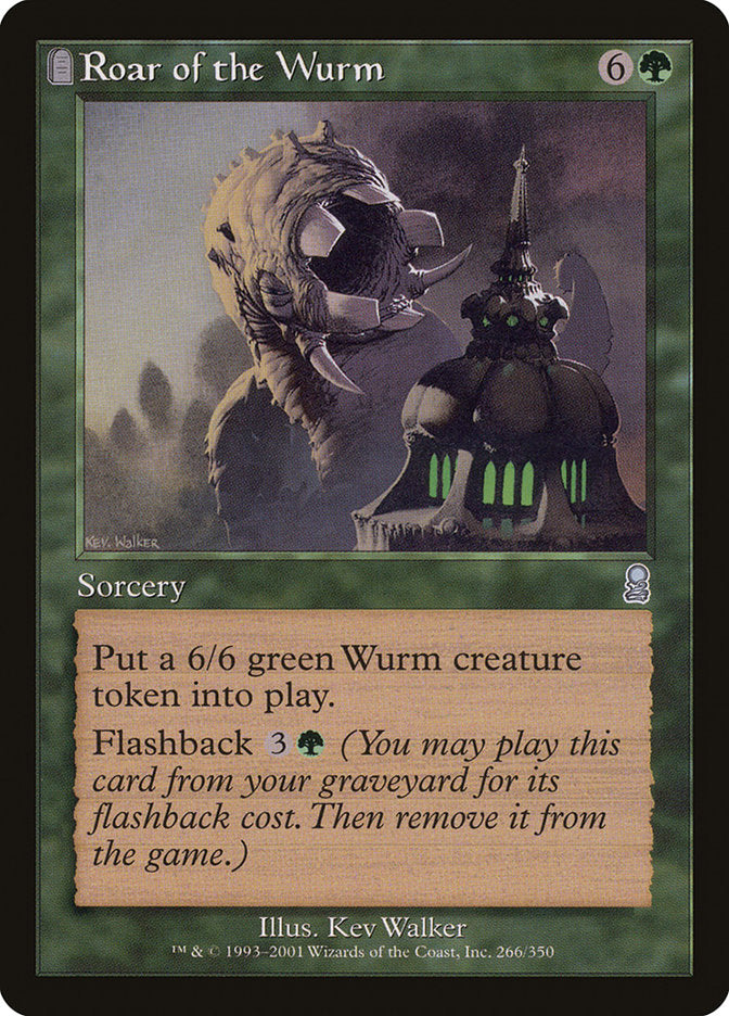 Roar of the Wurm [Odyssey] Magic: The Gathering