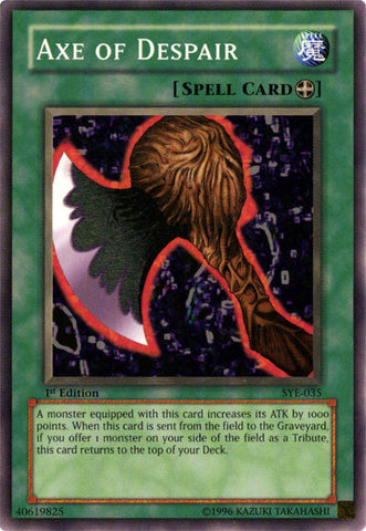 Axe of Despair [SYE-035] Common Yu-Gi-Oh!