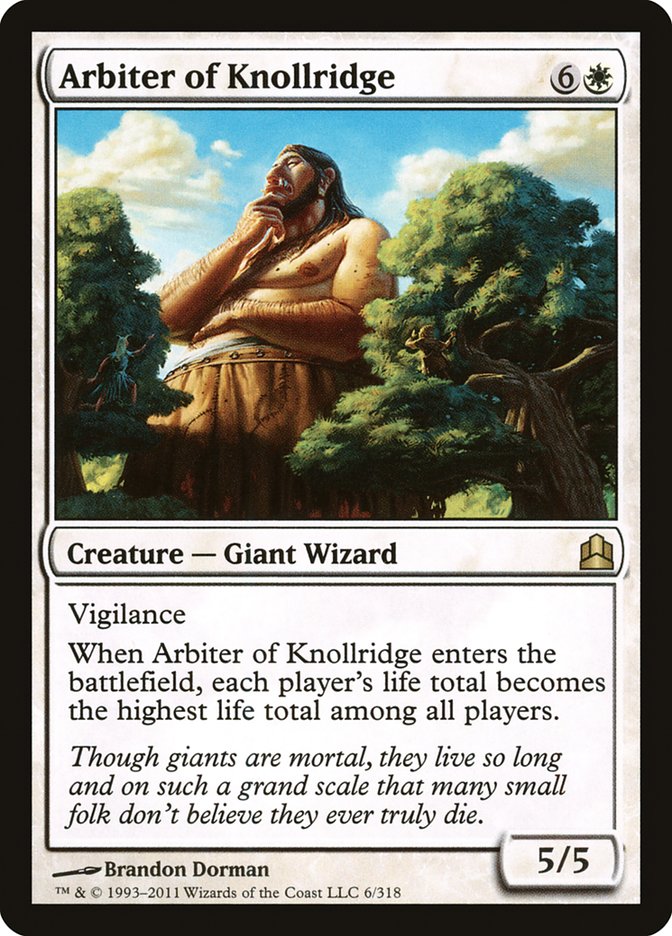 Arbiter of Knollridge [Commander 2011] Magic: The Gathering