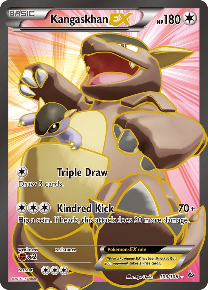 Kangaskhan EX (103/106) [XY: Flashfire] Pokémon