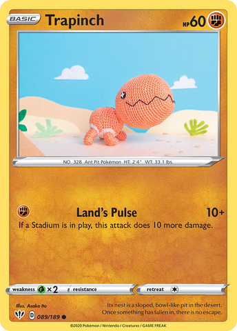 Trapinch (089/189) [Sword & Shield: Darkness Ablaze] Pokémon