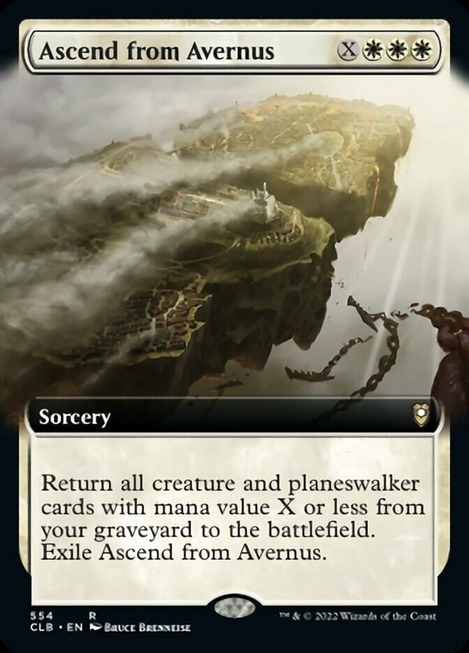 Ascend from Avernus (Extended Art) [Commander Legends: Battle for Baldur's Gate] Magic: The Gathering