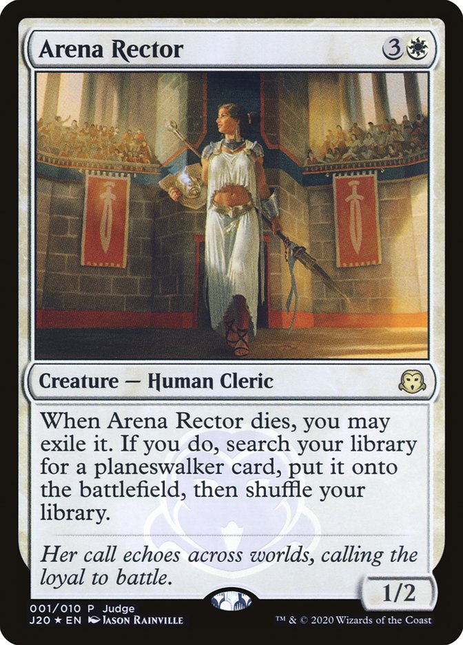 Arena Rector [Judge Gift Cards 2020] Magic: The Gathering