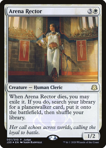 Arena Rector [Judge Gift Cards 2020] Magic: The Gathering