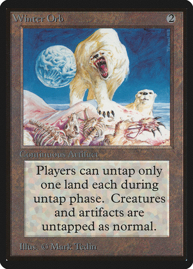 Winter Orb [Beta Edition] Magic: The Gathering