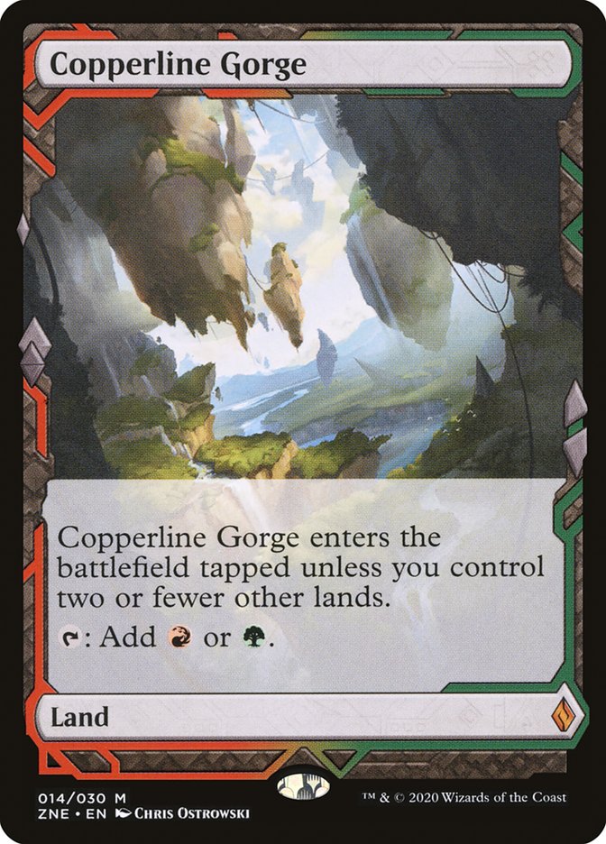 Copperline Gorge (Expeditions) [Zendikar Rising Expeditions] Magic: The Gathering