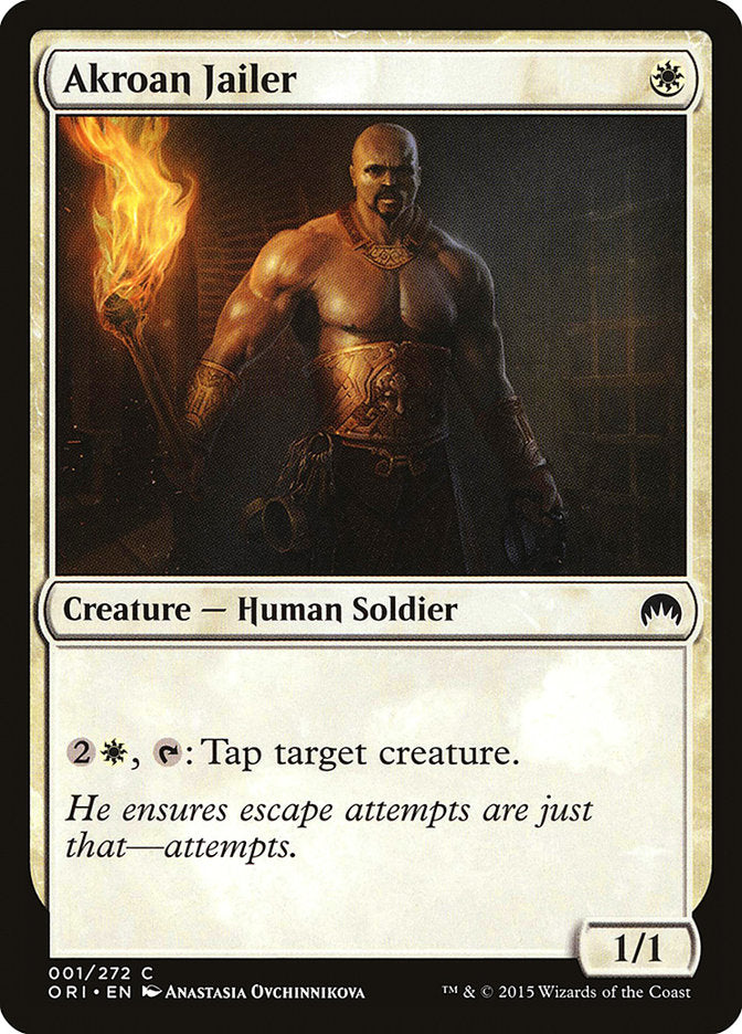Akroan Jailer [Magic Origins] Magic: The Gathering
