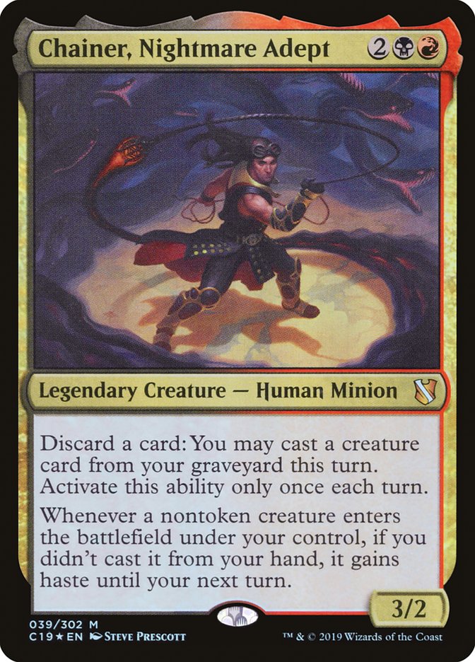 Chainer, Nightmare Adept [Commander 2019] Magic: The Gathering