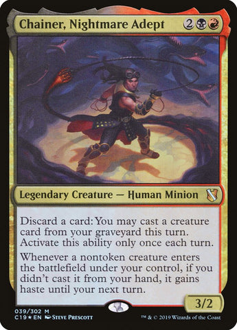 Chainer, Nightmare Adept [Commander 2019] Magic: The Gathering