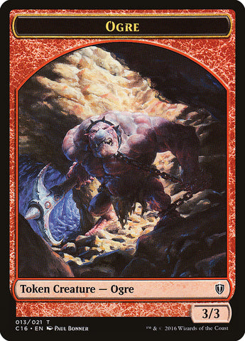 Beast // Ogre Double-Sided Token [Commander 2016 Tokens] Magic: The Gathering