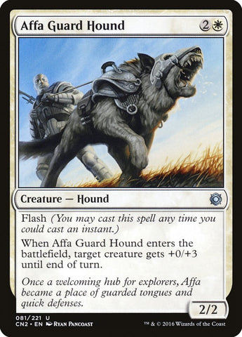 Affa Guard Hound [Conspiracy: Take the Crown] Magic: The Gathering