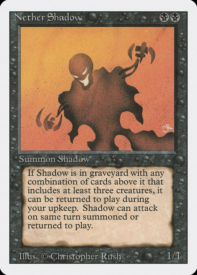 Nether Shadow [Revised Edition] Magic: The Gathering