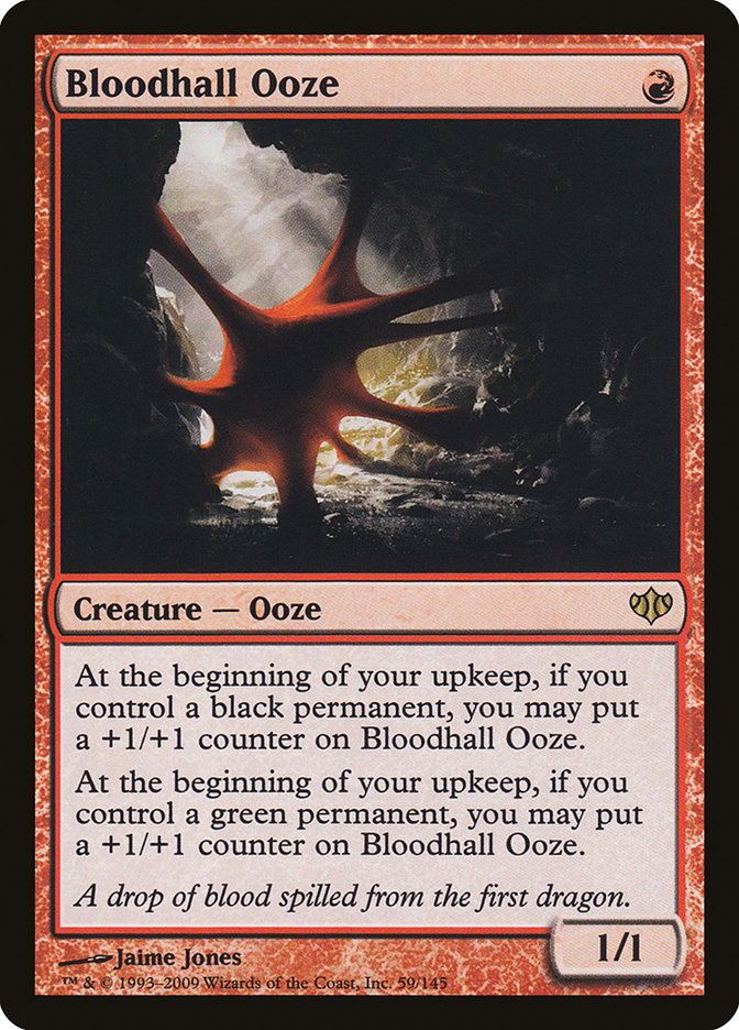 Bloodhall Ooze [Conflux] Magic: The Gathering