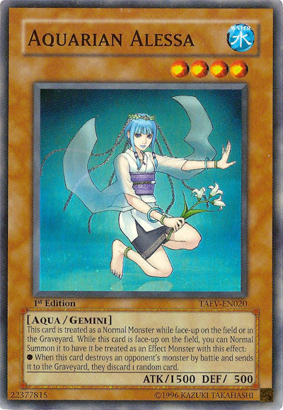 Aquarian Alessa [TAEV-EN020] Super Rare Yu-Gi-Oh!