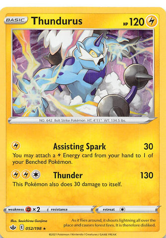 Thundurus (052/198) [Sword & Shield: Chilling Reign] Pokémon
