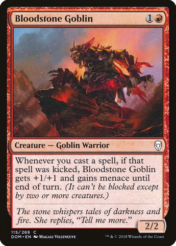 Bloodstone Goblin [Dominaria] Magic: The Gathering