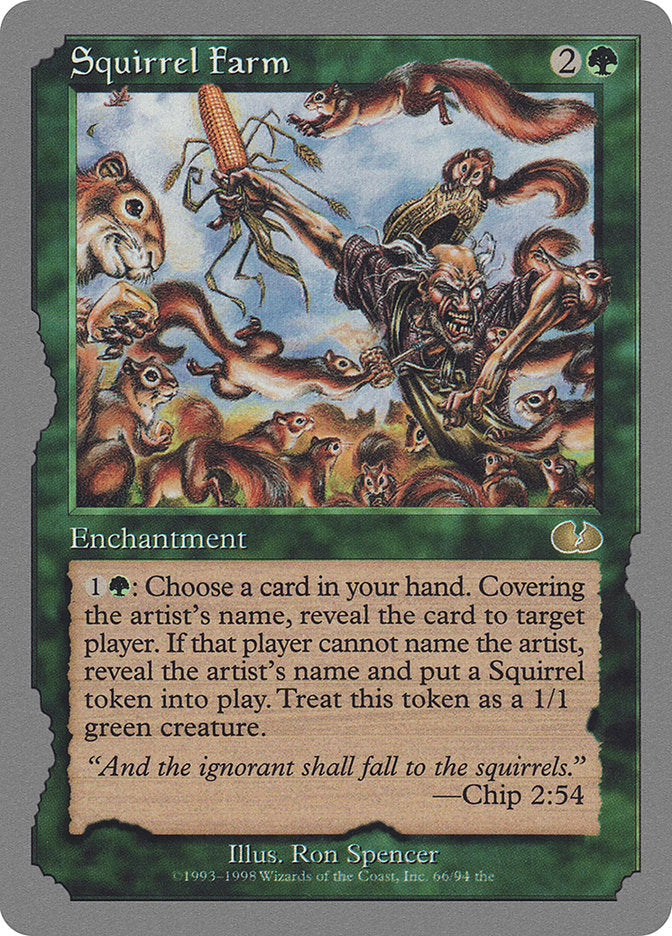 Squirrel Farm [Unglued] Magic: The Gathering