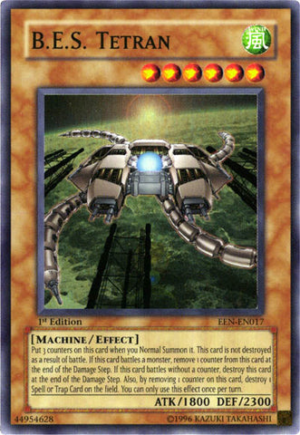 B.E.S. Tetran [EEN-EN017] Super Rare Yu-Gi-Oh!