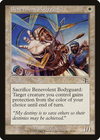 Benevolent Bodyguard [Judgment] Magic: The Gathering
