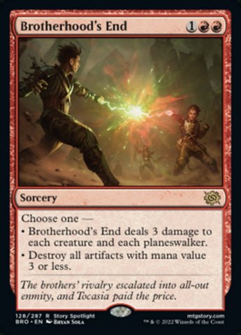 Brotherhood's End [The Brothers' War] Magic: The Gathering