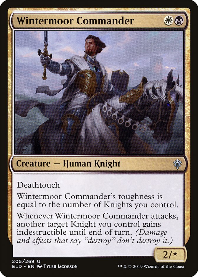 Wintermoor Commander [Throne of Eldraine] Magic: The Gathering