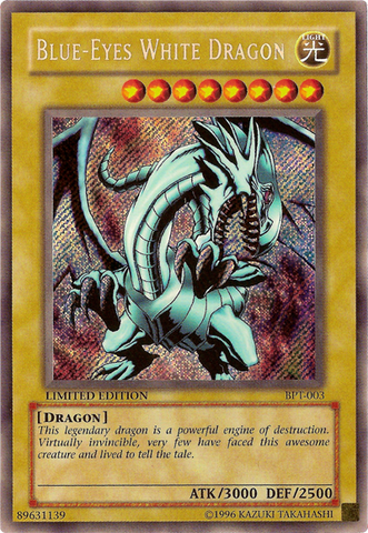 Blue-Eyes White Dragon [BPT-003] Secret Rare Yu-Gi-Oh!