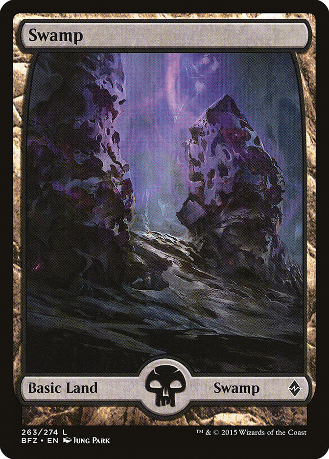 Swamp (263) [Battle for Zendikar] Magic: The Gathering