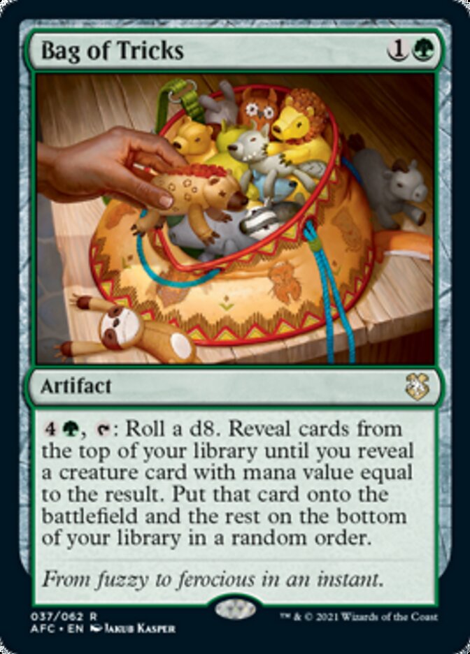 Bag of Tricks [Dungeons & Dragons: Adventures in the Forgotten Realms Commander] Magic: The Gathering