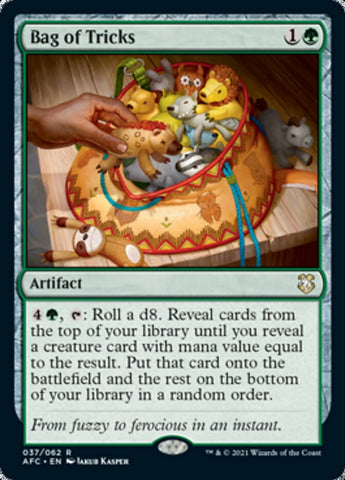 Bag of Tricks [Dungeons & Dragons: Adventures in the Forgotten Realms Commander] Magic: The Gathering