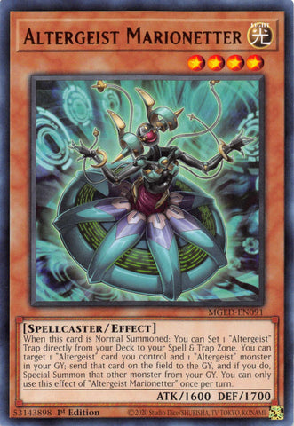 Altergeist Marionetter [MGED-EN091] Rare Yu-Gi-Oh!