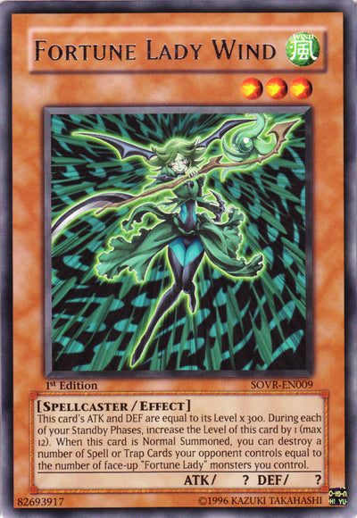 Fortune Lady Wind [SOVR-EN009] Rare Yu-Gi-Oh!