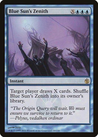 Blue Sun's Zenith [Mirrodin Besieged] Magic: The Gathering