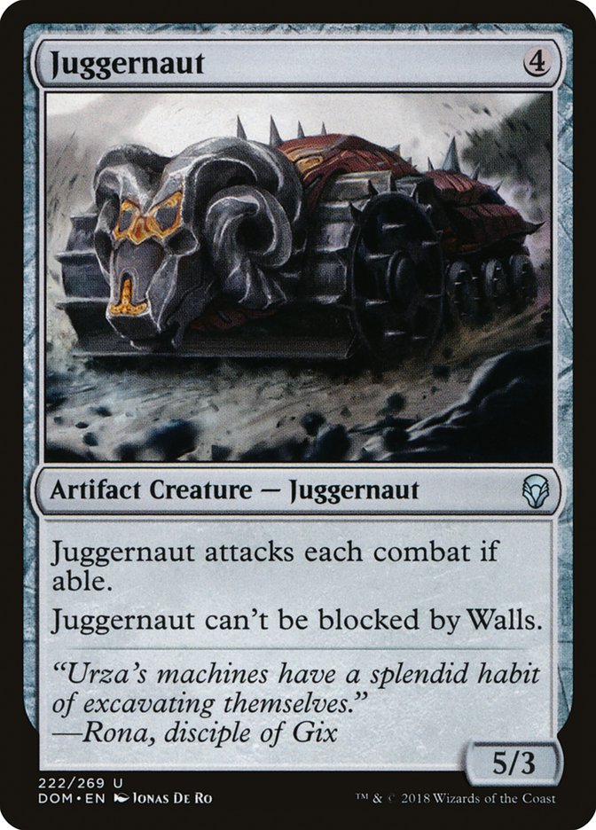 Juggernaut [Dominaria] Magic: The Gathering