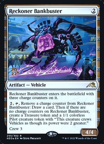 Reckoner Bankbuster [Kamigawa: Neon Dynasty Prerelease Promos] Magic: The Gathering