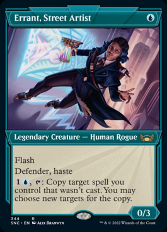 Errant, Street Artist (Showcase Art Deco) [Streets of New Capenna] Magic: The Gathering